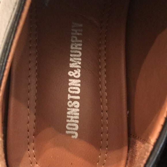 Johnston and Murphy cap toe black shoes - 8M - Picture 2 of 6